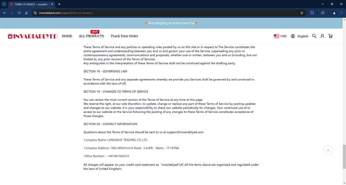 Invariablyed.com Scam Store - Read This Before Shopping 1 Invariablyed.com scam