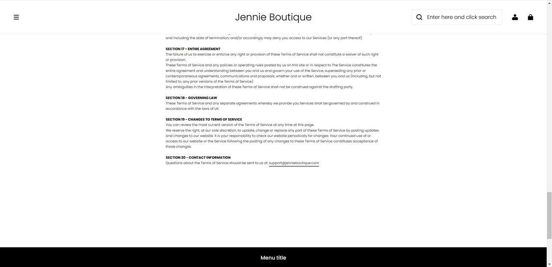 Jennieboutique.com scam