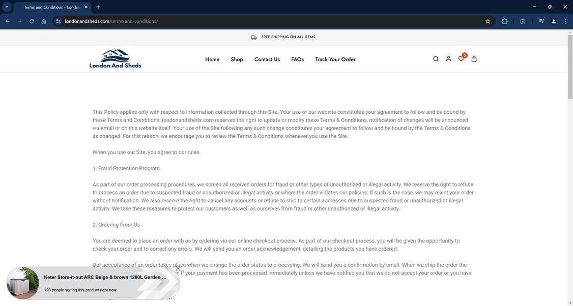 Should You Risk Shopping at Londonandsheds.com? Our Take 1 Londonandsheds.com scam