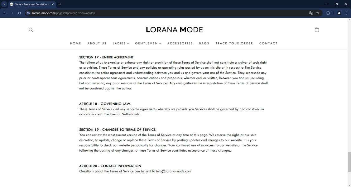 Lorana-Mode.com scam