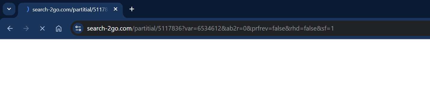 Search 2go.com malware