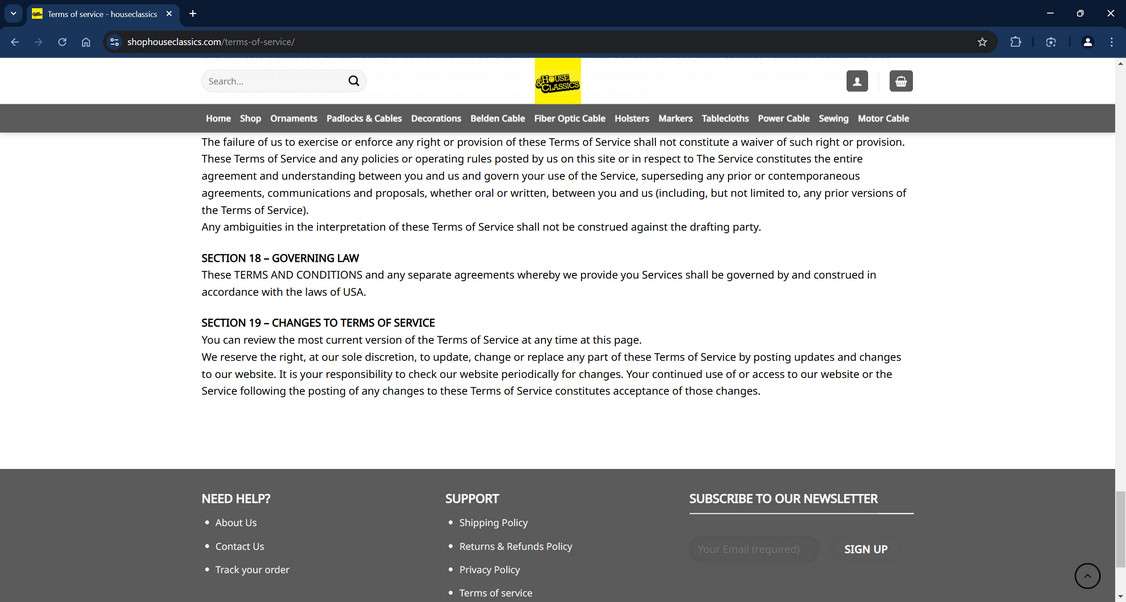 Shophouseclassics.com scam