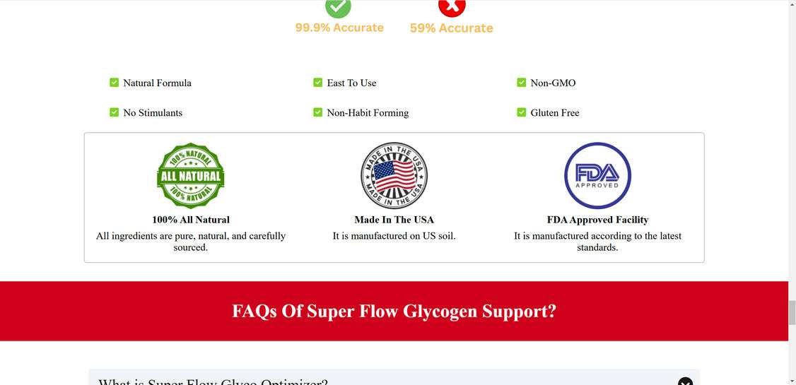 SuperFlow Glycogen Support