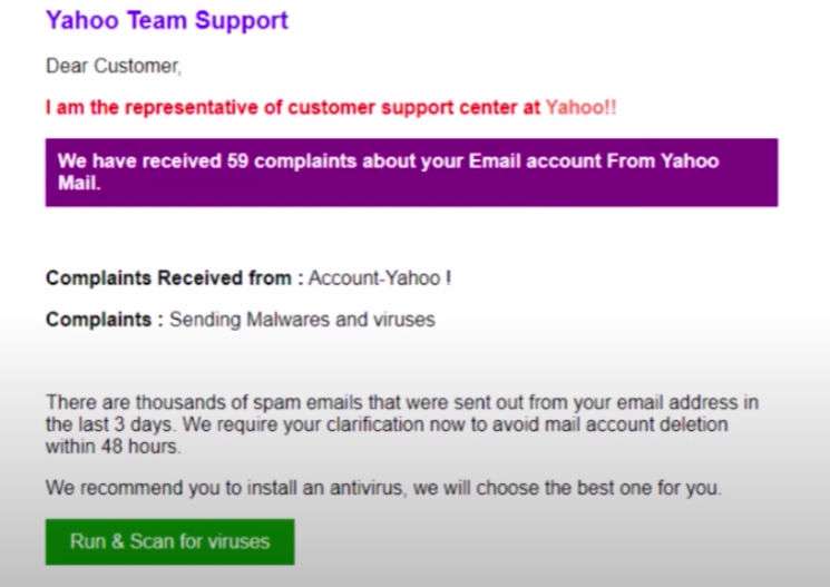 Yahoo scam 1