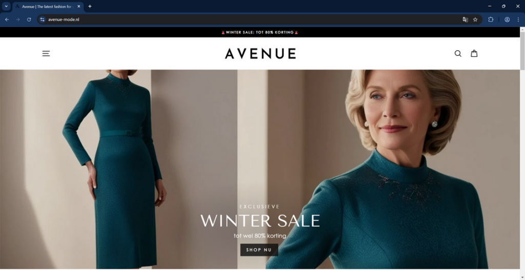 Avenue Mode.nl scam