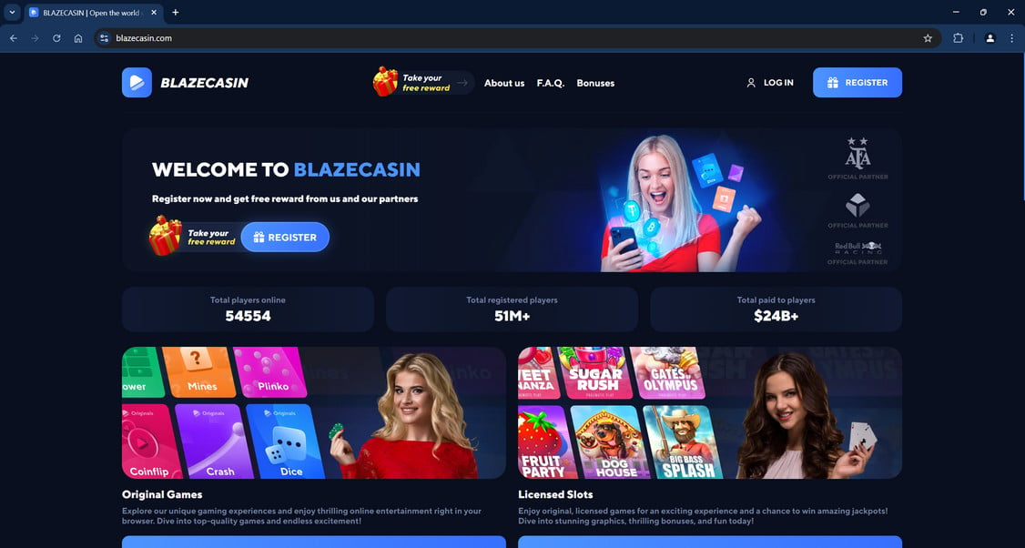 Blazecasin.com Crypto scam