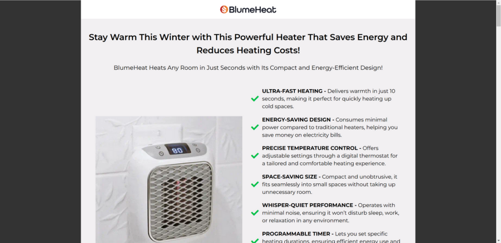 BlumeHeat Heater