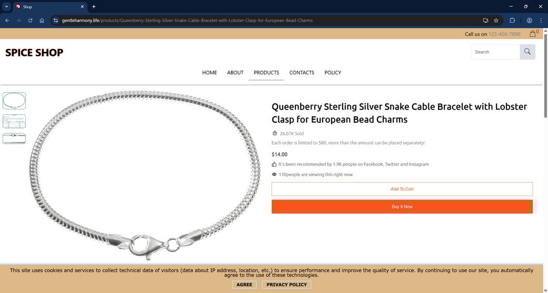 Gentleharmony.life scam