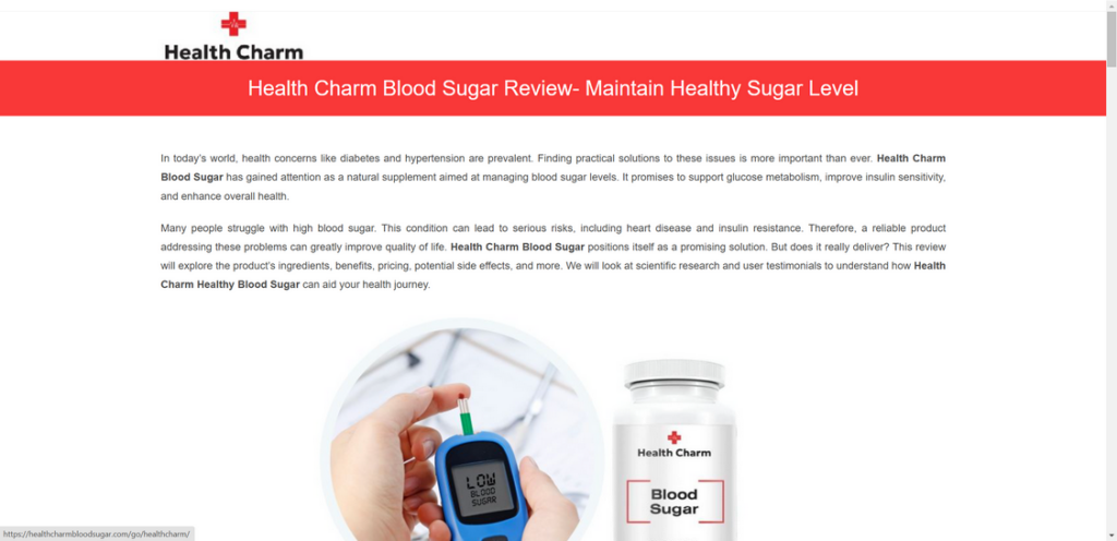 Health Charm Blood Sugar