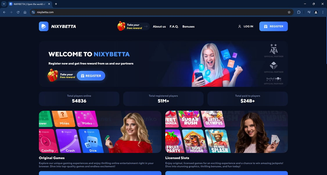 Nixybetta.com Crypto scam