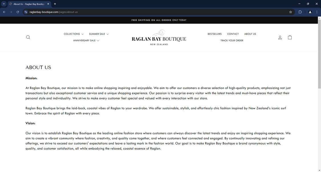 Raglanbay-boutique.com scam