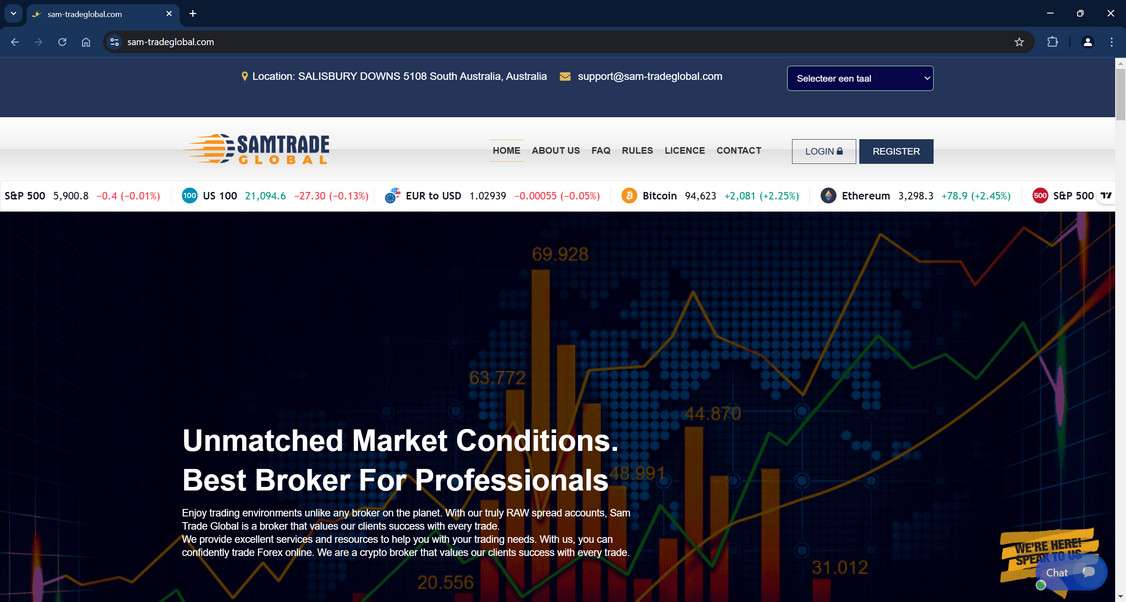 Sam-tradeglobal.com scam