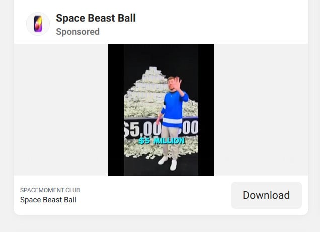 Space Beast Ball scam