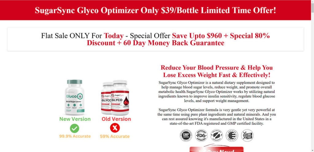 SugarSync Glyco Optimizer