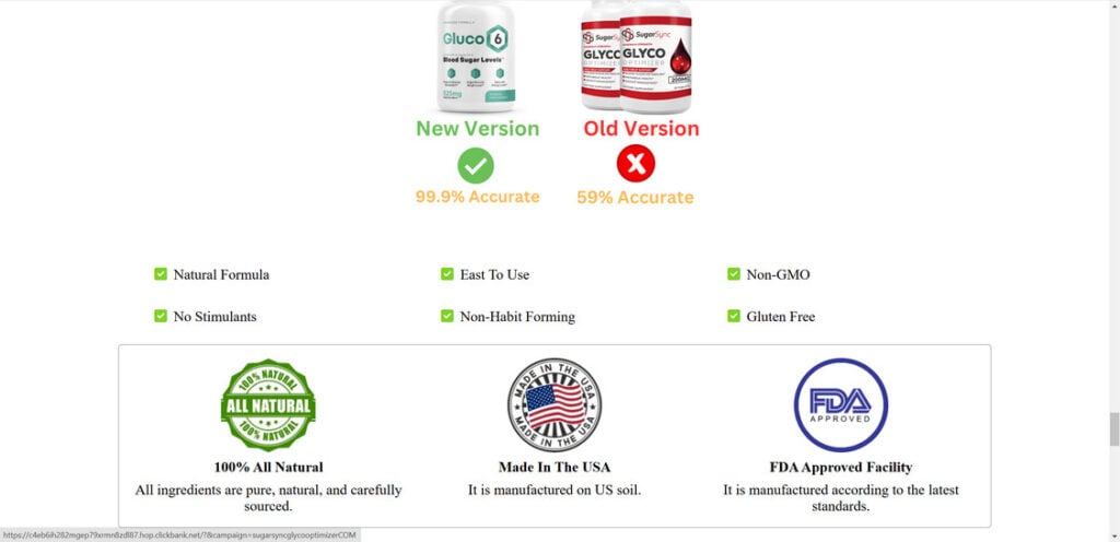 SugarSync Glyco Optimizer 2