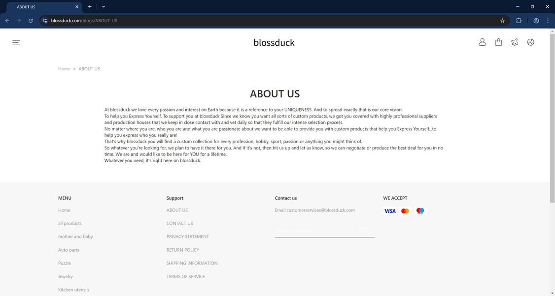Blossduck.com Scam Store: What You Need To Know 1 Blossduck.com scam