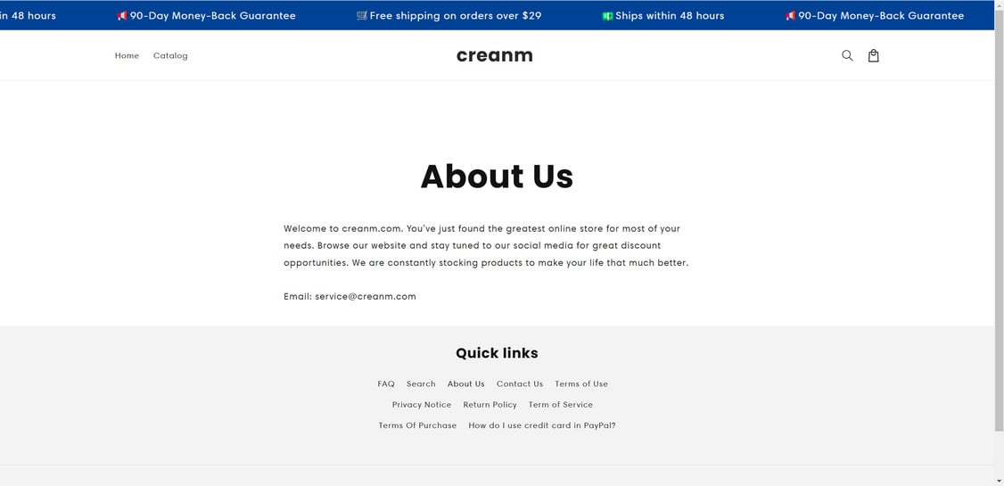 Creanm.com scam