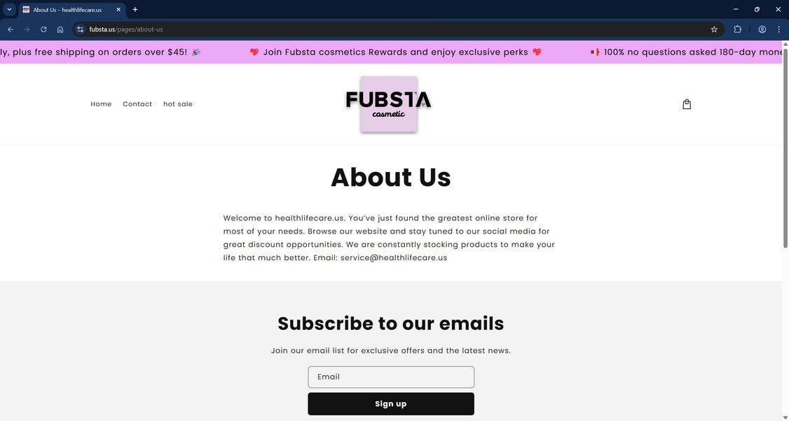 Fubsta.us scam