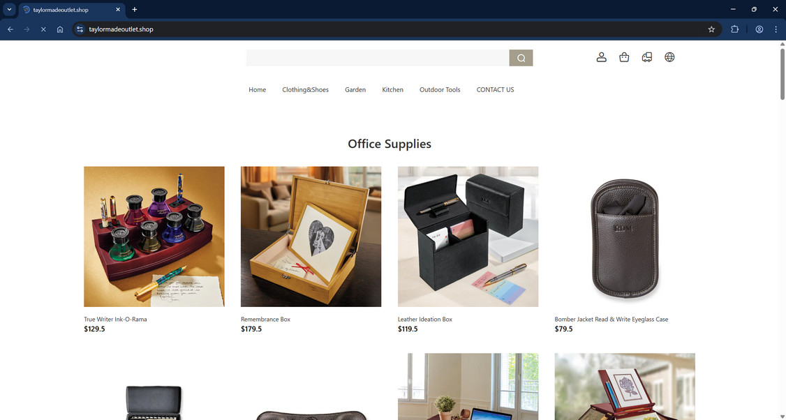 Taylormadeoutlet.shop scam