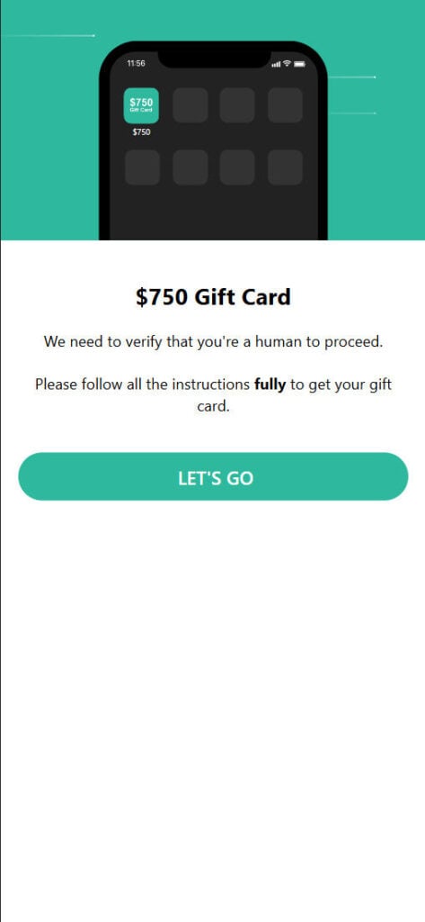 Captcha scam