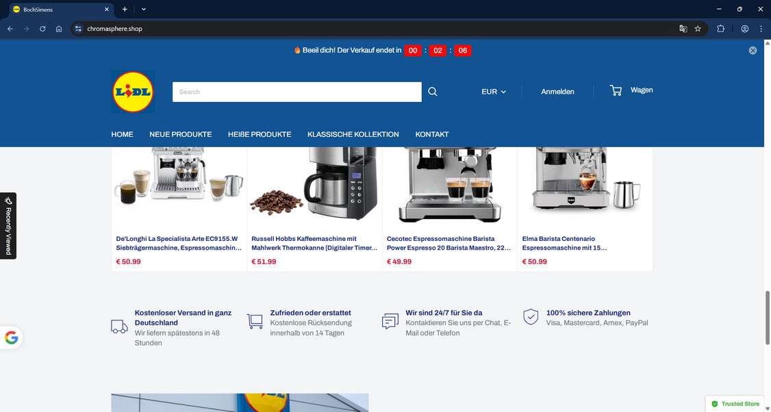 Chromasphere.shop scam