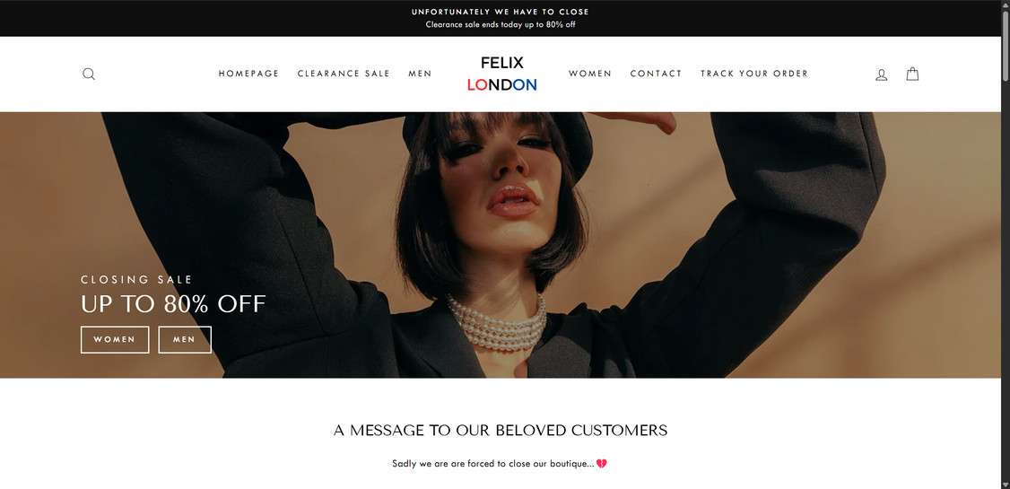 Felix-london.uk scam