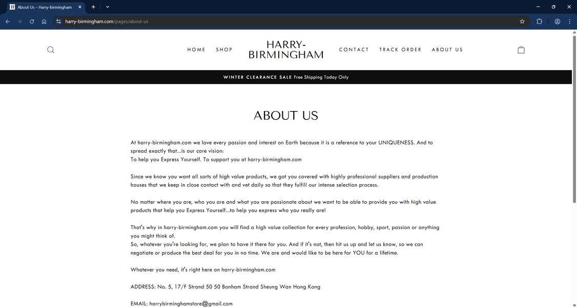 Harry-birmingham.com scam