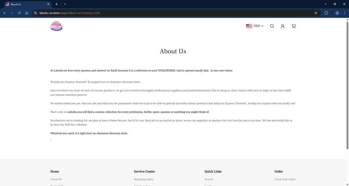 Labubu-us.store scam