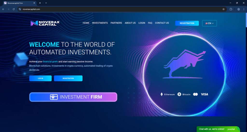 Noveraxcapital.com scam