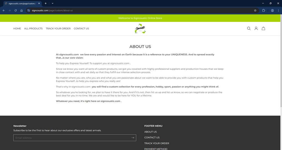 Signcoustic.com scam