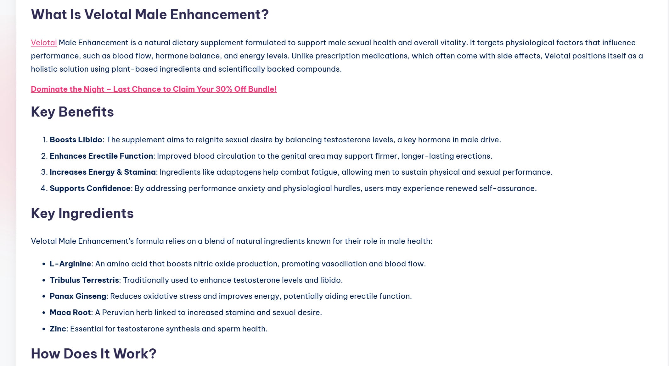 Velotal Male Enhancement