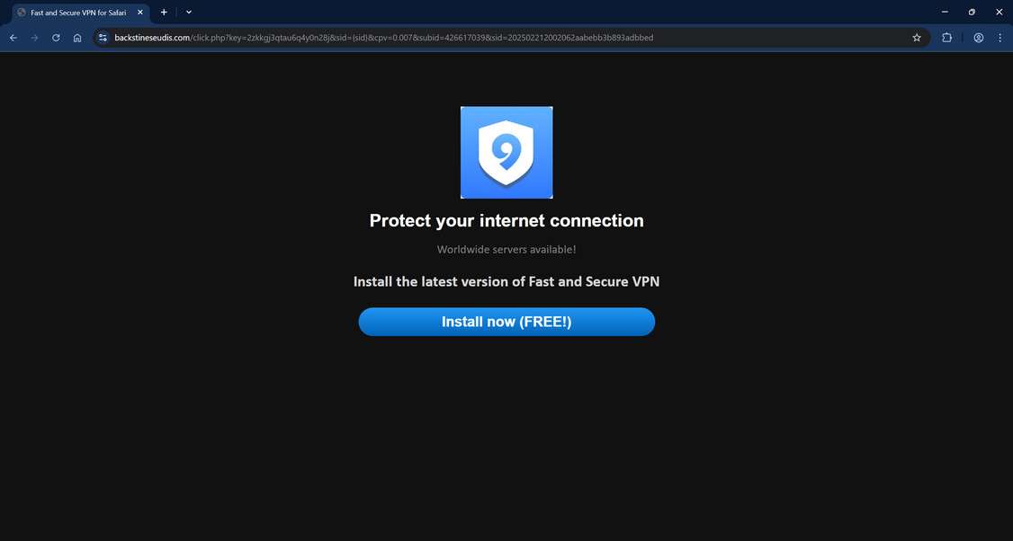 Backstineseudis.com virus