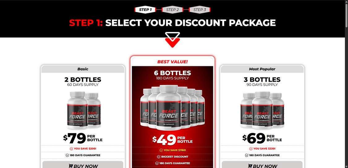 Beast Force Male Enhancement supplement