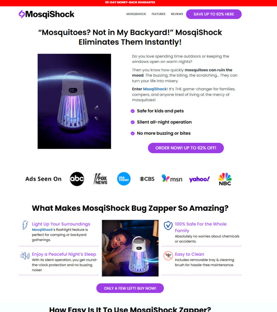 MosqiShock Review: Is This Bug Zapper Legit or a Total Scam? 1 1 40