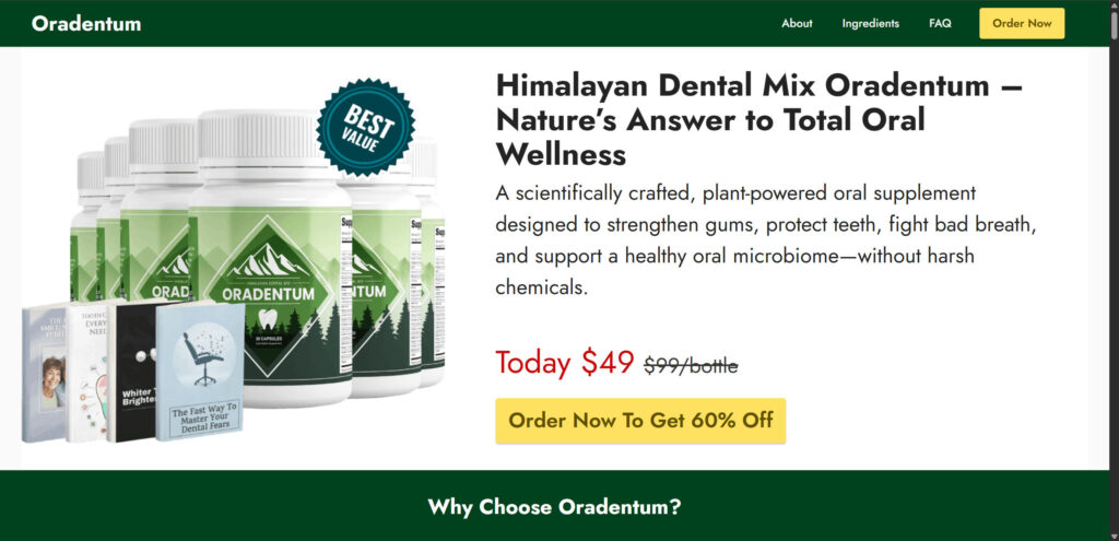 Oradentum Himalayan Dental Mix: Legit Or Scam? Read This 1 1 43