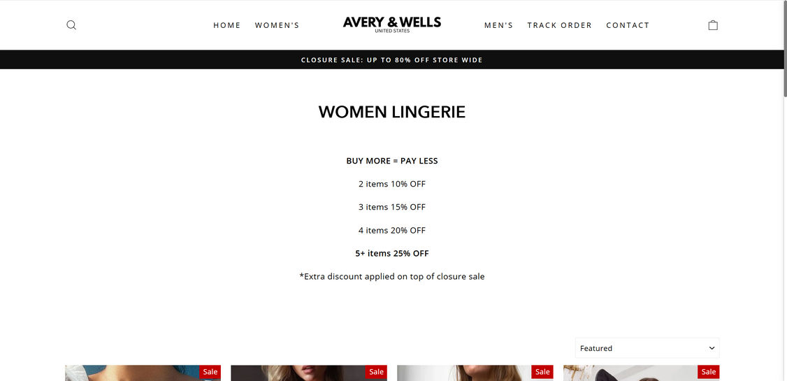 AveryAndWells.com Shop Is A Scam - Don't Buy Anything 1 Averyandwells.com scam