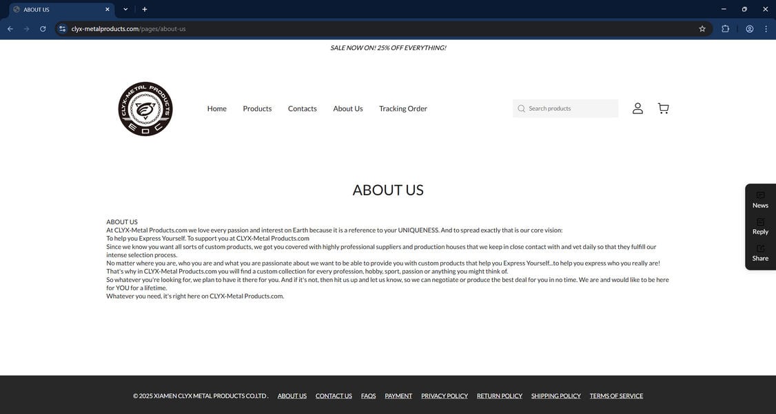 Clyx-metalproducts.com Scam: What You Need To Know 1 Clyx-metalproducts.com scam