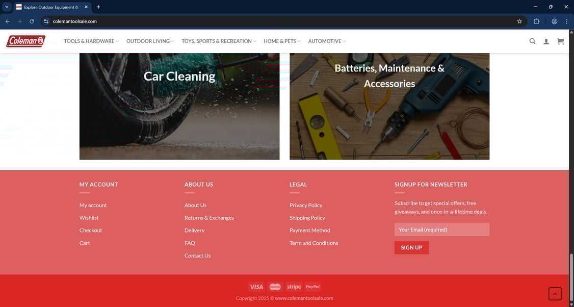Colemantoolsale.com Scam: What You Need To Know 1 Colemantoolsale.com scam