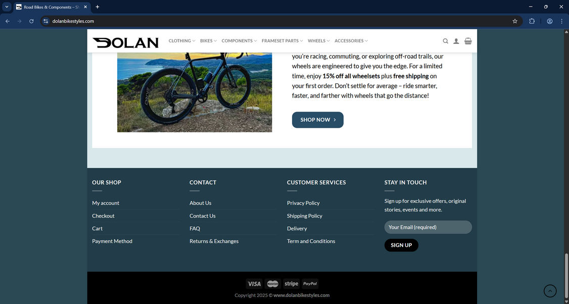 Dolanbikestyles.com Scam Store - Never Purchase Anything Here 1 Dolanbikestyles.com scam