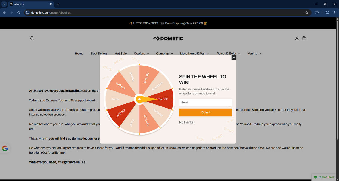 Dometiceu.com Store Is a Scam - Steer Clear Now 1 Dometiceu.com scam