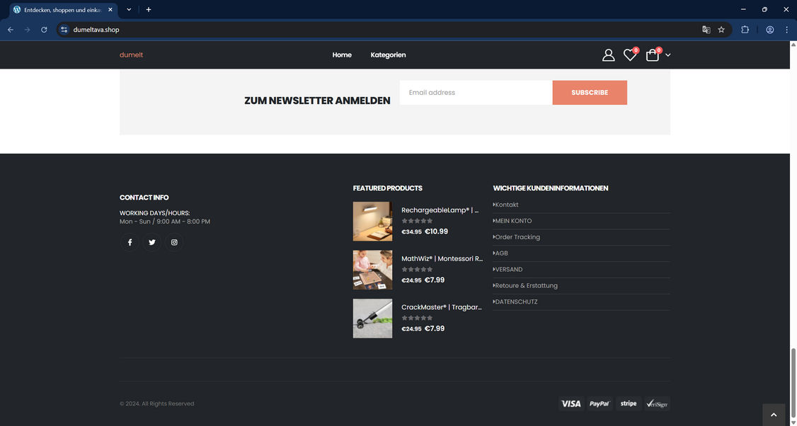 Dumeltava.shop Scam Store - Fraudulent Shop Alert 1 Dumeltava.shop scam