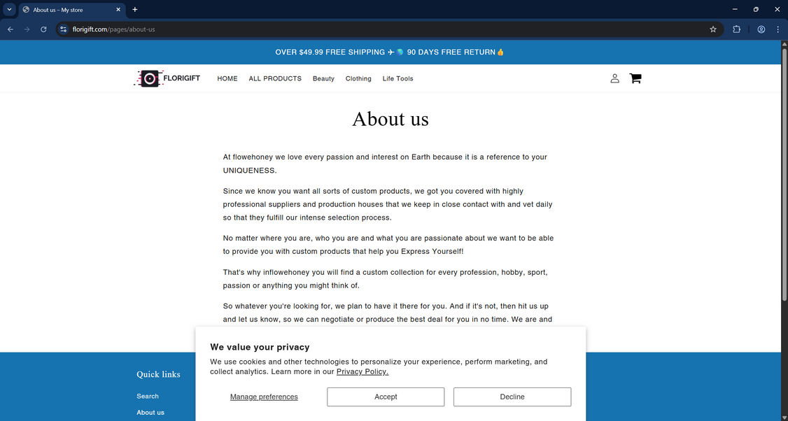 Florigift.com Scam Store: What You Need To Know 1 Florigift.com scam