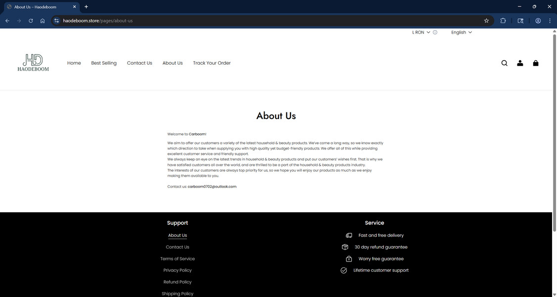 Haodeboom.store Scam Store: What You Need To Know 1 Haodeboom.store scam