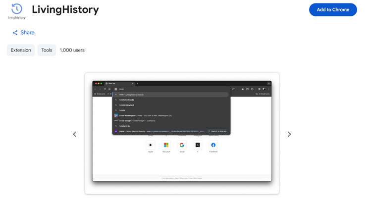 LivingHistory Search