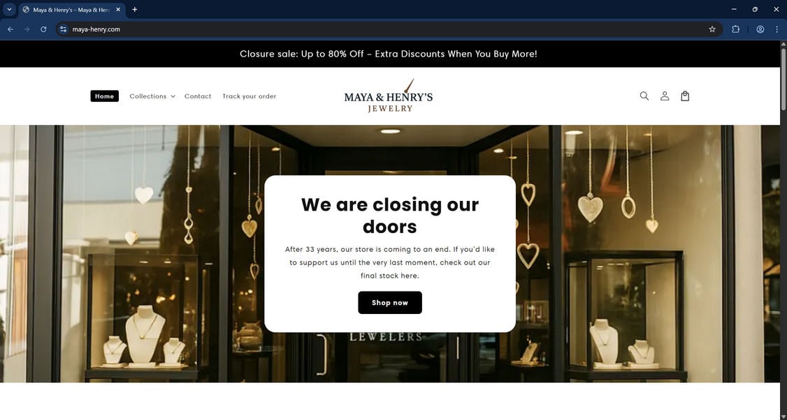 Maya-Henry.com Scam Risk - Fake Store Warning 1 Maya-Henry.com scam