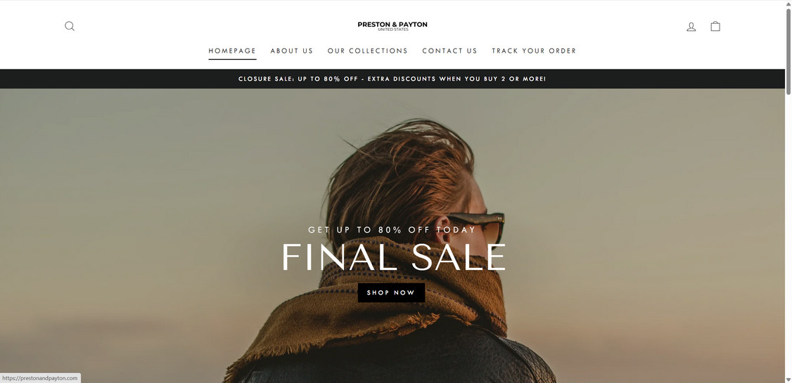 Prestonandpayton.com scam