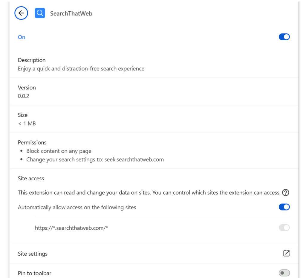 SearchThatWeb Search 1