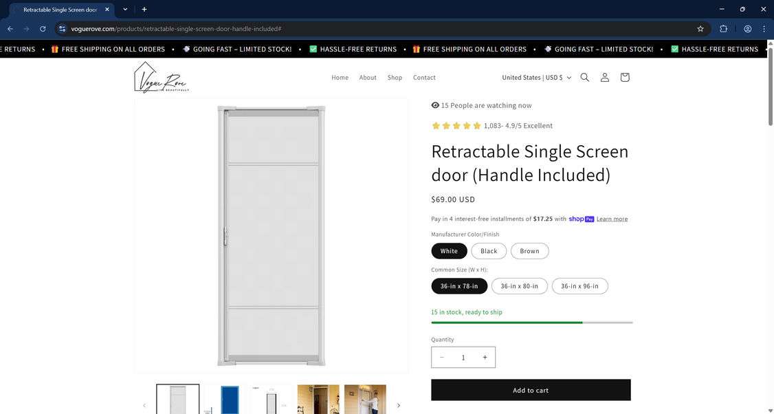 Voguerove.com Scam Store - Do Not Purchase Anything 1 Voguerove.com scam
