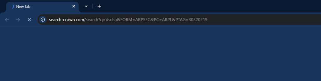 search crown.com Redirect Virus