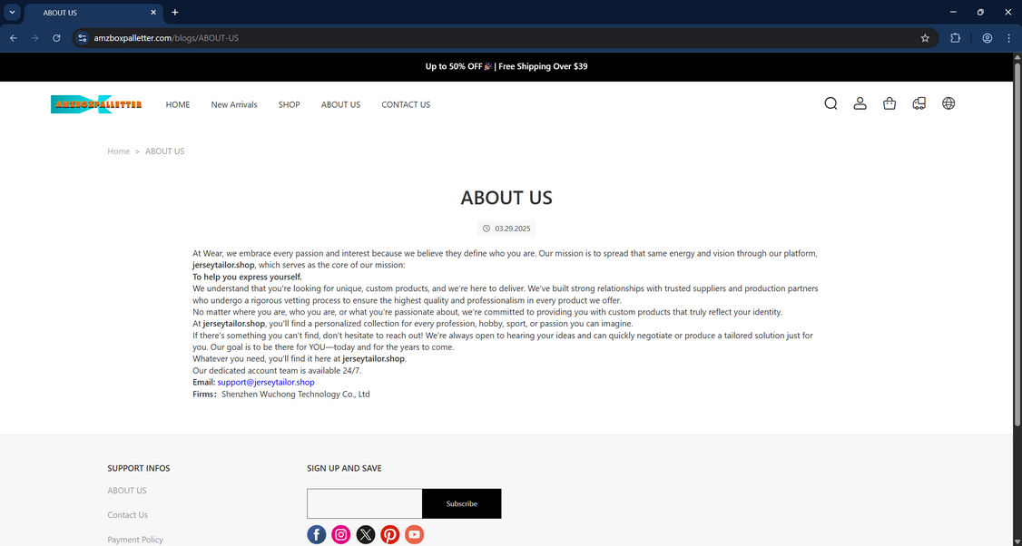 Amzboxpalletter.com Scam Store: What You Need To Know 1 Amzboxpalletter.com scam